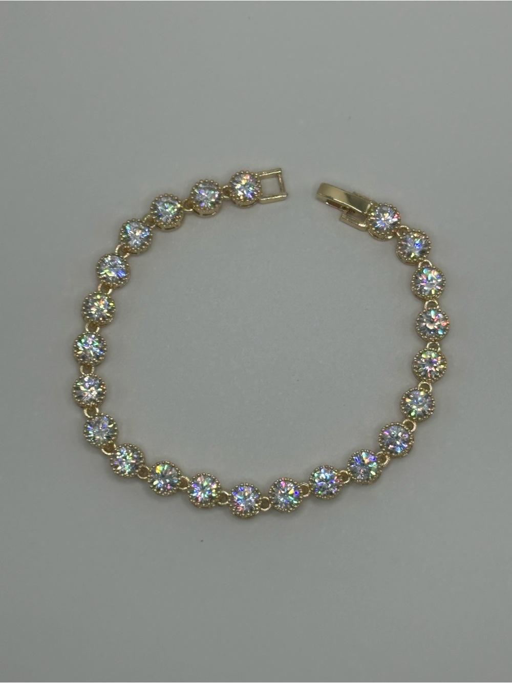Gold Filled CZ Tennis Bracelet - Women Jewelry
